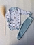 Conjunto Pijama Canelado Estampado Azul Baby - loja online