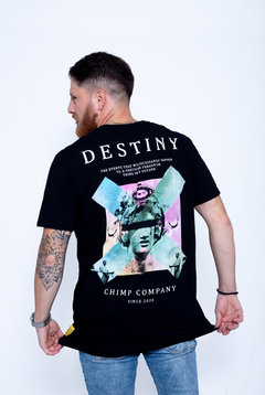 T-SHIRT CHIMP DESTINY BLACK - Chimp.co