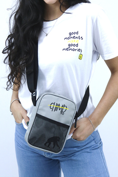 SHOULDER BAG CINZA CLARO - comprar online