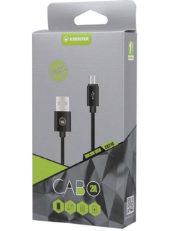 Cabo de Dados Micro Usb/V8 Kimaster CB218 - 1 Metro