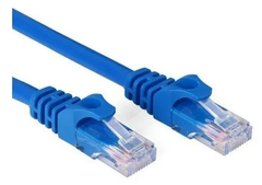 Cabo De Rede 10 Metros Montado Rj45 Ethernet Cat5e Lan Azul - comprar online