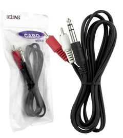 Cabo P10 Stereo Para 2 Rca 1,5 Metros Lelong Le-3097 Lelong - comprar online