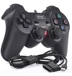 Controle  Ps1 Ps2 Ps3 Pc Knup Kp-5422 Dualshock