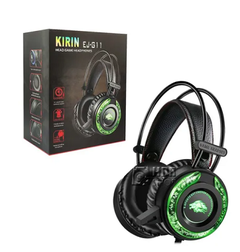 Fone De Ouvido Headset Gamer Iluminação 7cores Usb +p2 Duplo