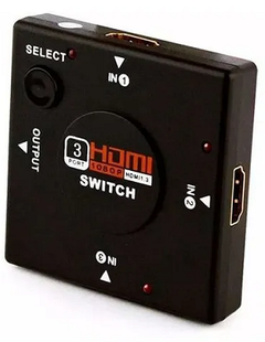 Switch Divisor Hd Hub Hdmi 1.4 Splitter Divisor 3 Portas