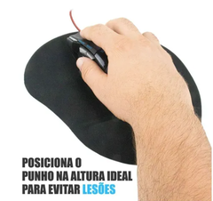 Mouse Pad Com Apoio De Pulso Em Gel Confort - Help phone acessórios