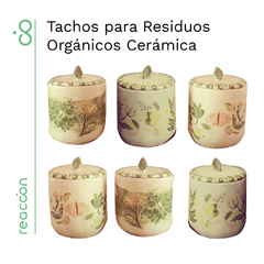 Tachitos para Residuos Orgánicos (Edición Especial Cerámica)