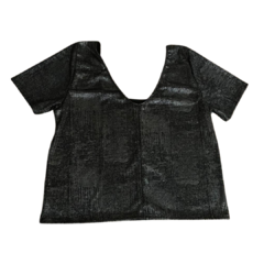 Remera Blusa de Morley con Foil Talle Grande - LRbaires