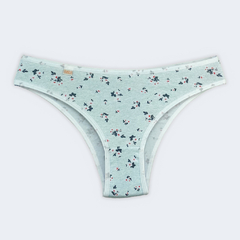 Calcinha Tanga Conforto em Cotton Estampado (Ref:0016) - Thailú Lingerie Atacado