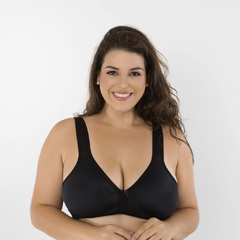 Sutiã sem Bojo Estruturado Adriene Plus Size em Microfibra (Ref:6022) - Thailú Lingerie Atacado