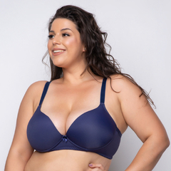 Sutiã com Bojo Estruturado Plus Size Josiane em Microfibra (Ref:6032)