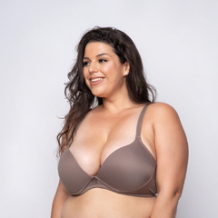 Sutiã com Bojo Estruturado Plus Size Josiane em Microfibra (Ref:6032) - Thailú Lingerie Atacado