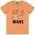 Camiseta Kamylus Wave laranja