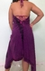 Vestido Indiano de Pontas Estonado Marrocos Roxo - comprar online