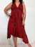 Vestido Indiano de Pontas Estonado Marrocos Vermelho - comprar online