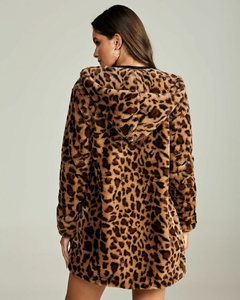 Casaco de Pelo Animal Print - comprar online