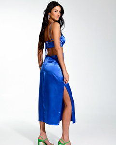 Vestido Cerim Izaira Azul na internet