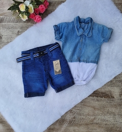 Conjunto jeans de menino