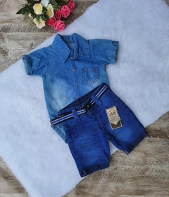 Conjunto de bebê Jeans 