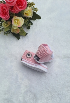 Tênis All Star de crochê rosa - comprar online