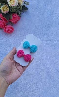 Hair clips de lacinhos - Ateliê Vivi Delfino 