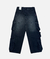 Baggy pants Utility Black Used - comprar online