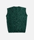 Knit Vest ''BRAID'' Green Fdr - comprar online