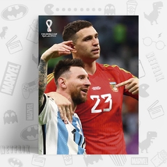 Cuadro_Messi_Dibu - comprar online