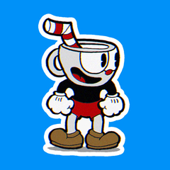 /STICKER_VIDEOJUEGOS: Cuphead