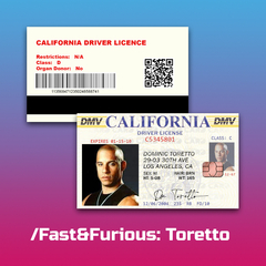 /Credenciales: Peliculas: Toretto