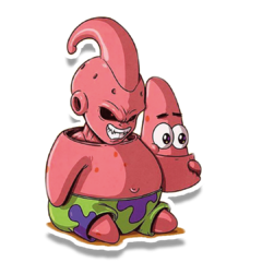 /STICKER_DRAGON BALL: BOO_PATRICIO