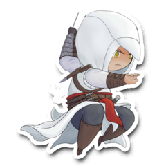 /STICKER_ASSASINS_CRED: Altair (Chibi_")