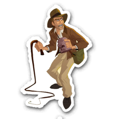 /STICKER_INDIANA_JONES: 1