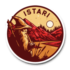 /STICKER_EL_SEÑOR_DE_LOS_ANILLOS: Istari (Gandalf)