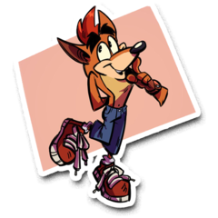 /STICKER_CRASH_BANDICOOT: (2)