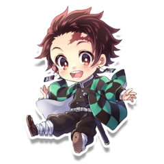 /STICKER_DEMON_SLAYER: TANJIRO_CHIBBI