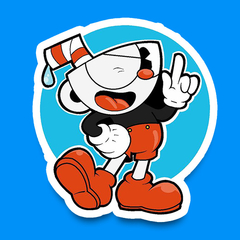 /STICKER_VIDEOJUEGOS: Cuphead