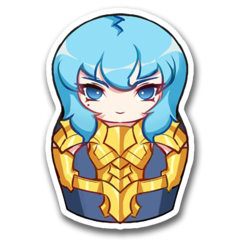 /Sticker_CDZ: Afrodita_de_Piscis (Mamushka)