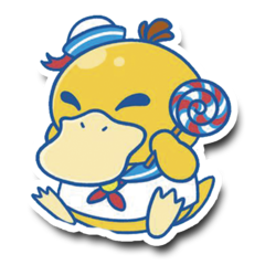 /STICKER_POKEMON: psyduck_marinero