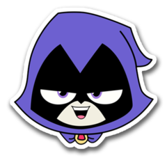 /STICKER_COMICS_DC Raven (face)