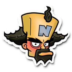 /STICKER_CRASH_BANDICOOT: Neo_Cortex