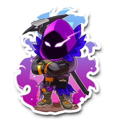 /STICKER_Fortnite: Cuervo