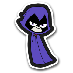 /STICKER_COMICS_DC raven TITANS_GO!