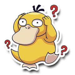 /STICKER_POKEMON: Psyduck