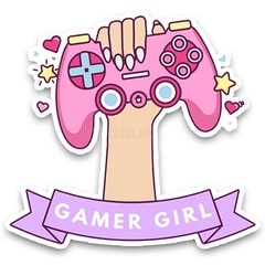 /STICKER_Videojuegos: GAMER_Girl