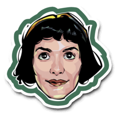 /STICKER_Amelie: Rostro