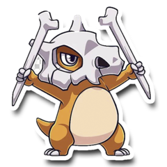 /STICKER_Pokemon: Kubone