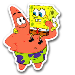 /STICKERS_BOB_ESPONJA: Bob_y_Patricio