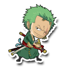 /STICKER_ONE_PIECE: RORONOA_ZORO (2)