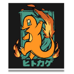 /STICKER_POKEMON: CHARMANDER_MANGA